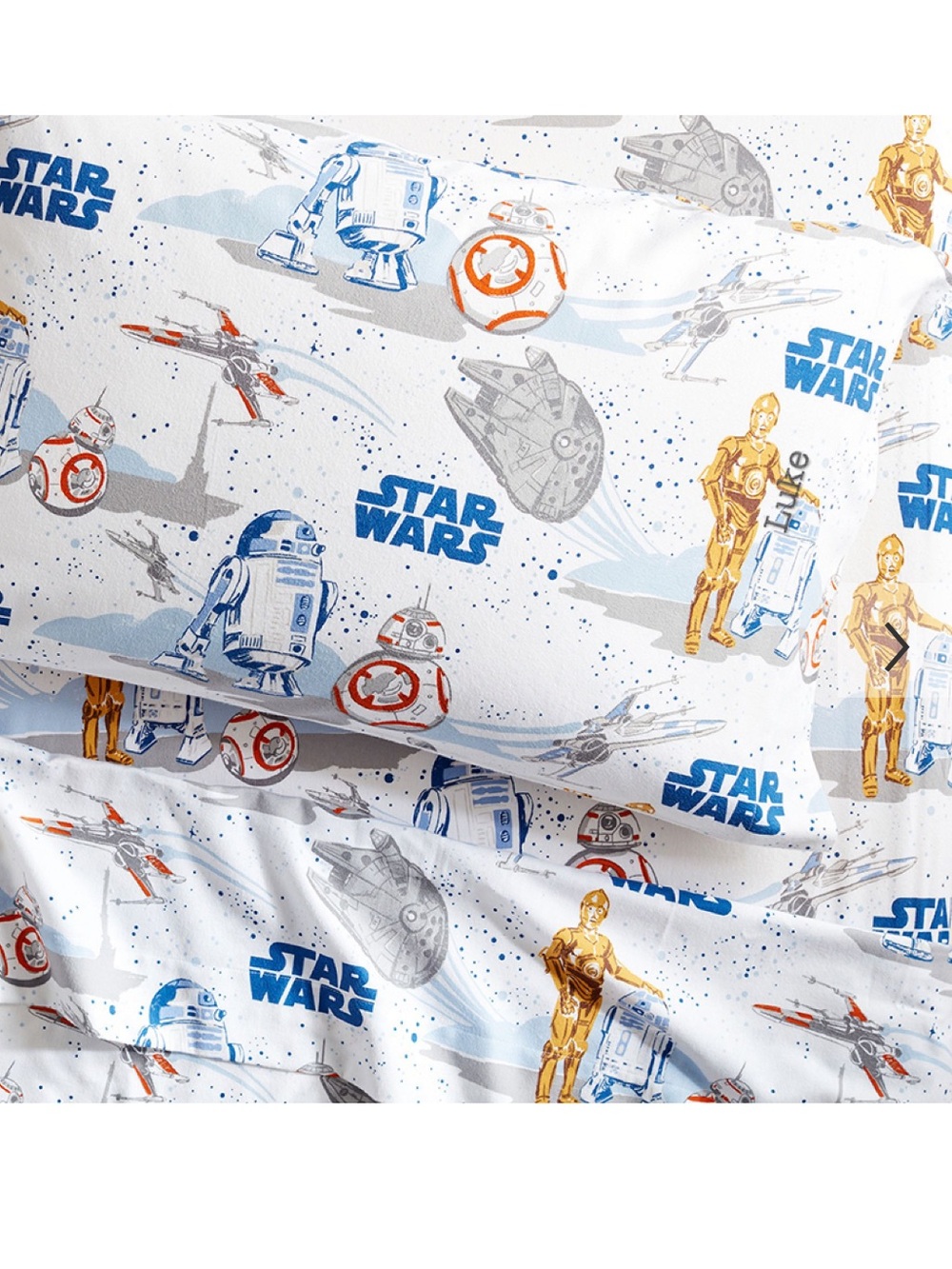Star Wars™ Organic Cotton Flat Sheet and pillowcases